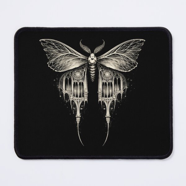 Item preview, Cathedral Moth Gothic – Dark Symmetry Aesthetic designed and sold by printedartgoods.