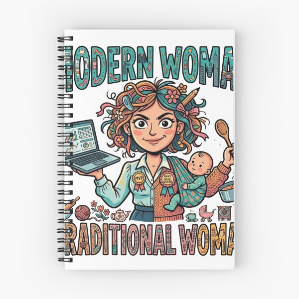 Item preview, Modern Woman vs Traditional Woman Fusion designed and sold by Imaginarium of Chaos falcon88 .