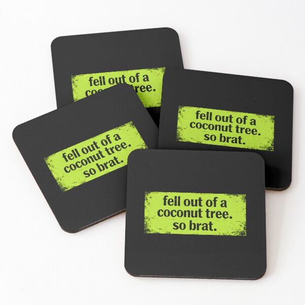 Item preview, Fell Out of a Coconut Tree Brat Summer Aesthetic Coconut Tree Quote designed and sold by SplashTastic.