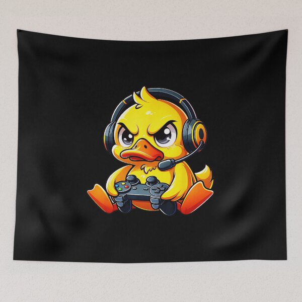 Item preview, Angry Gamer Duck Cute Video Game Controller  designed and sold by FGTV2021.