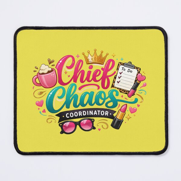 Item preview, Chief Chaos Co ordinator logo designed and sold by Teacuppupdesign.