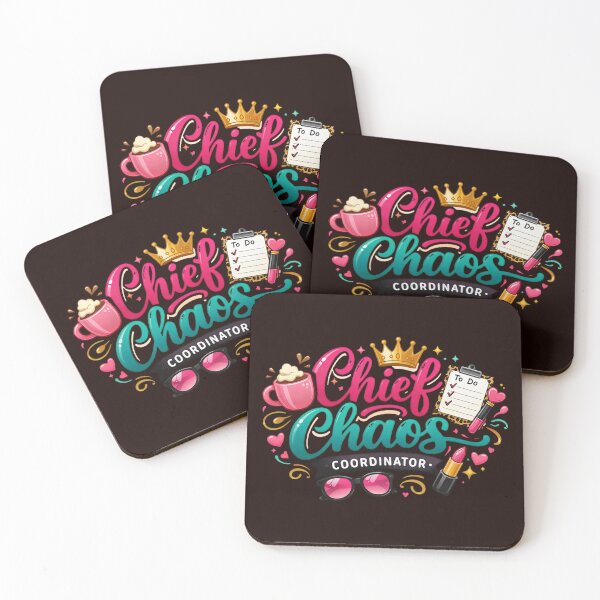 Item preview, Chief Chaos Co ordinator logo  designed and sold by Teacuppupdesign.