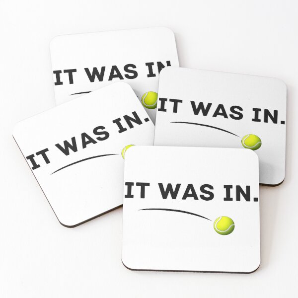 Item preview, It Was In Tennis Funny Minimal Line Call designed and sold by WayTBeenkenArt.