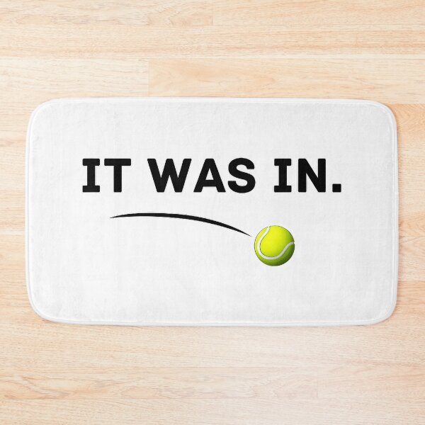 Item preview, It Was In Tennis Funny Minimal Line Call designed and sold by WayTBeenkenArt.