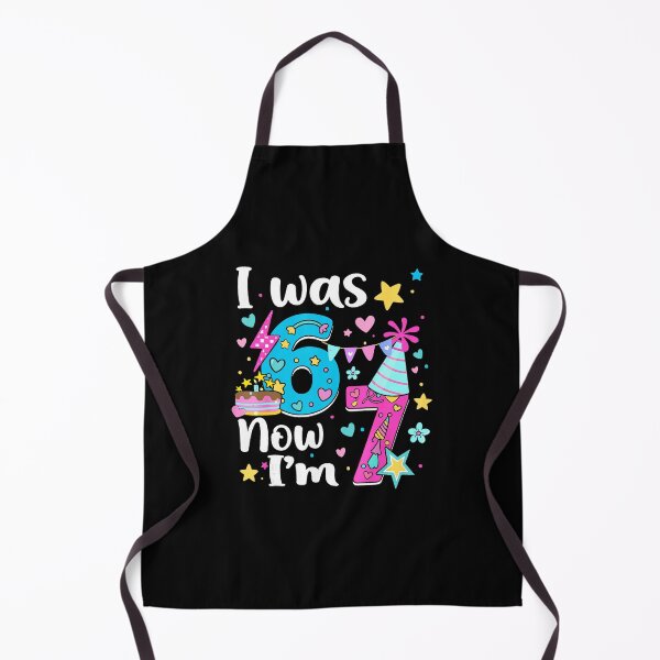 Item preview, I Was 6 Now I’m 7 Birthday Party Donut Cute designed and sold by gladysenglish.
