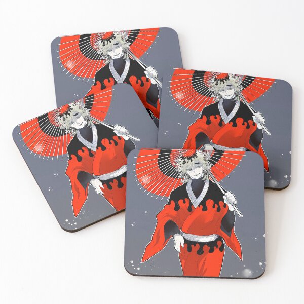 Item preview, Douma Demon Slayer Scarlet Umbrella Stroll designed and sold by riadjamai.
