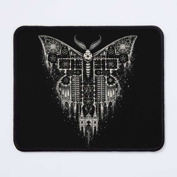 Item preview, Occult Moth Gothic – Sacred Geometry Dark Aesthetic  designed and sold by printedartgoods.