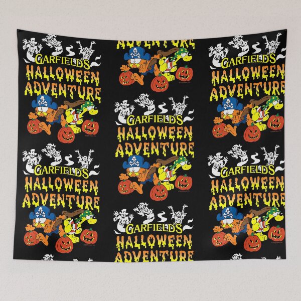 Item preview, Garfield Halloween Adventure Cartoon Funny Spooky Design designed and sold by ShitShirtz.
