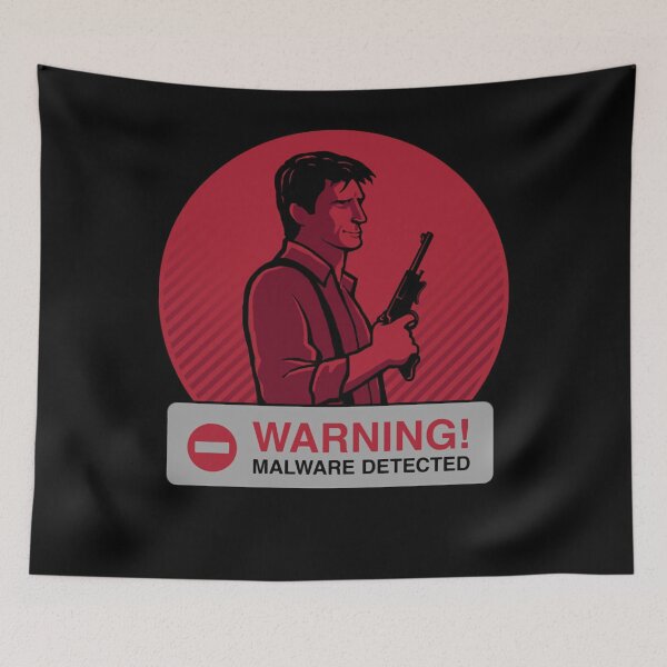 Item preview, Warning Mal Wear Detected designed and sold by Areta Design.