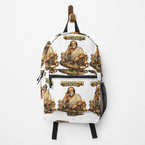 Item preview, Socrates as the DJ of philosophy designed and sold by  ZenRave Designs.