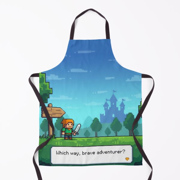 Item preview, Retro Fantasy Quest Pixel Art Print designed and sold by Majorprint.