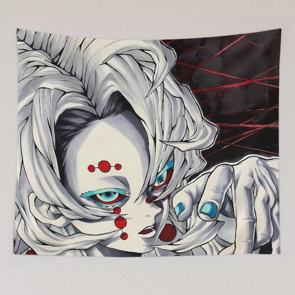 Item preview, Rui Demon Slayer Crimson Thread Stare designed and sold by riadjamai.