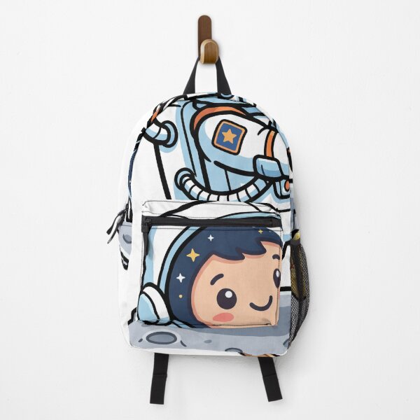 Item preview, Cute Astronaut Playing Baseball on Moon Illustration designed and sold by seven things shop.