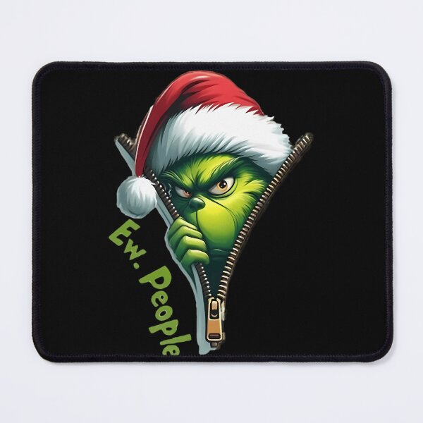 Item preview, Grinch Funny Christmas Ew People Holiday Sticker designed and sold by ShitShirtz.