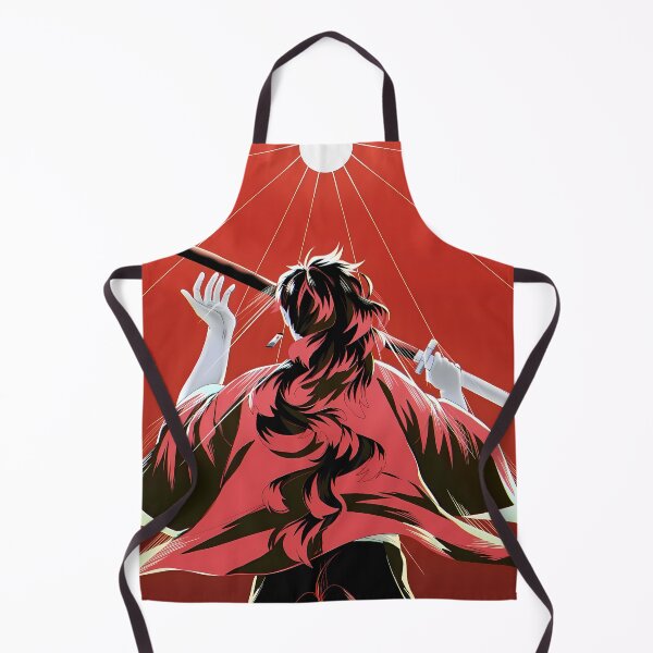 Item preview, Kokushibou Demon Slayer Scarlet Graphic Silhouette designed and sold by riadjamai.