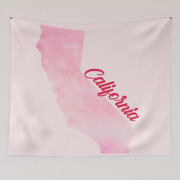 Item preview, Pink California. Watercolor.  designed and sold by CoCoArt-Ua.