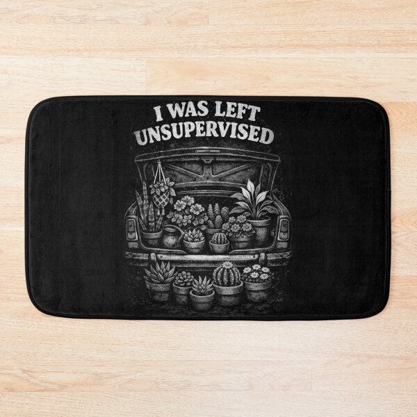 Item preview, I was Left Unsupervised Funny Gardening Moms and Dads Vintage  designed and sold by will freed18.