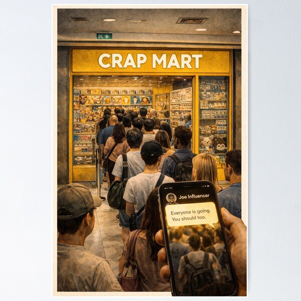 Item preview, Everyone Is Going — Outsourced Awareness designed and sold by Second Thought Studio.