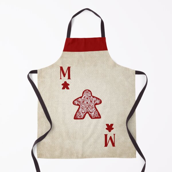 Item preview, Red Vintage Style Meeple Ace Playing Card designed and sold by TackyTime.