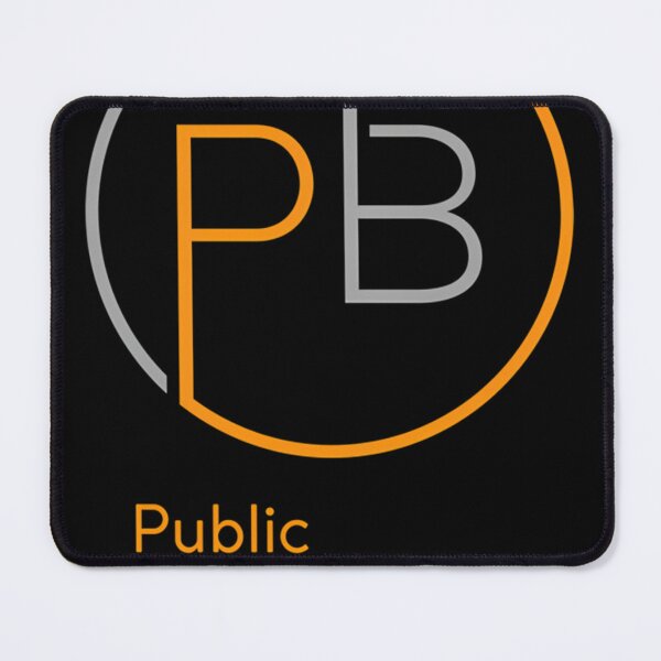 Item preview, Modern Circular Pbs Logo With Orange And Gray Lines designed and sold by MarilyneSmitham.