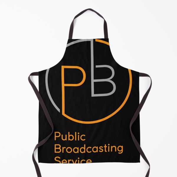 Item preview, Modern Circular Pbs Logo With Orange And Gray Lines designed and sold by MarilyneSmitham.