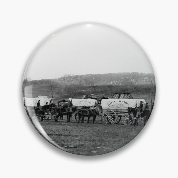 Item preview, Civil War Cavalry Wagon Train Gettysburg Historic Photograph designed and sold by TheSoulOfArt.