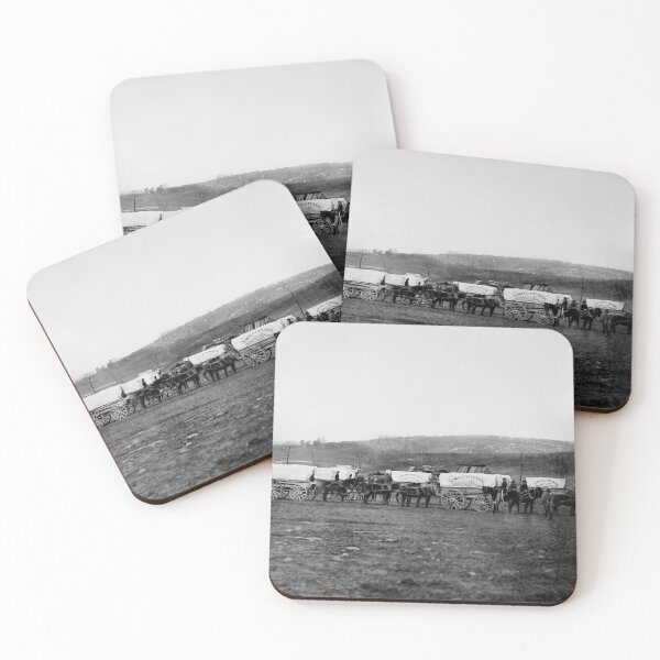 Item preview, Civil War Cavalry Wagon Train Gettysburg Historic Photograph designed and sold by TheSoulOfArt.