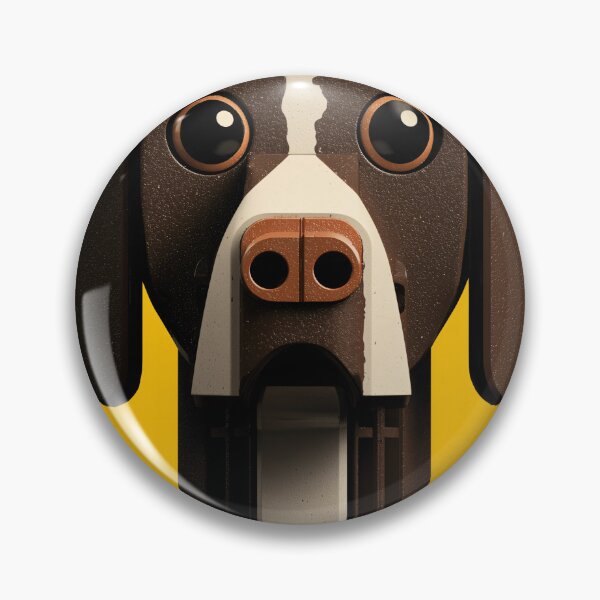 Item preview, Toy German Shorthaired Pointer on Yellow Background designed and sold by lautir.
