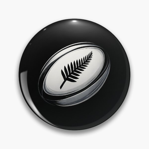 Item preview, Silver Fern Rugby Ball New Zealand Style Sports  designed and sold by GabrieSketcham.
