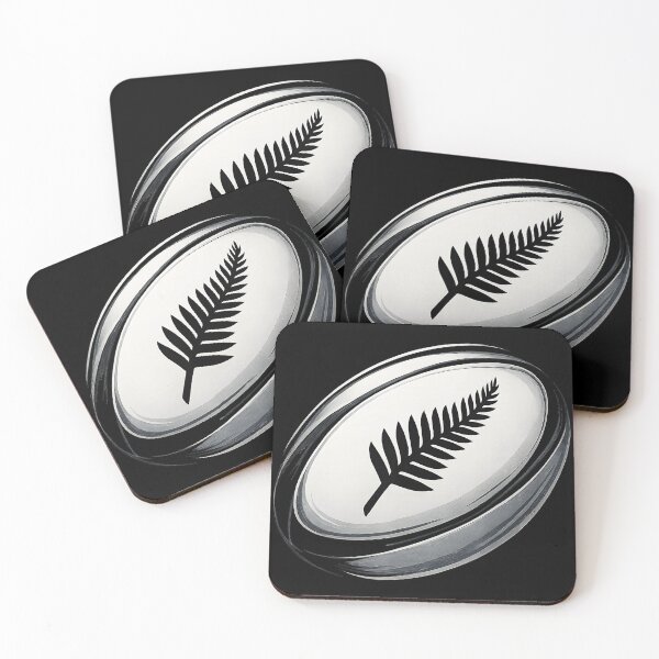 Item preview, Silver Fern Rugby Ball New Zealand Style Sports  designed and sold by GabrieSketcham.