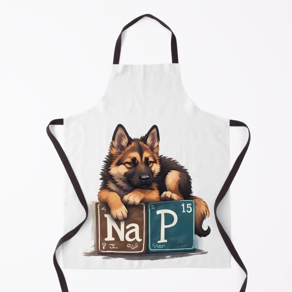 Item preview, Nap Chemistry Pun German Shepherd – Periodic Table Science Humor designed and sold by owi-art.