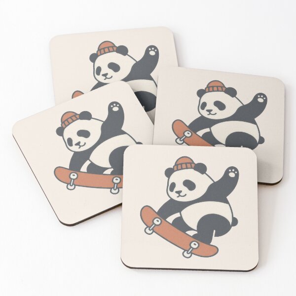 Item preview, Kawaii Panda Skater  designed and sold by dreephic22.