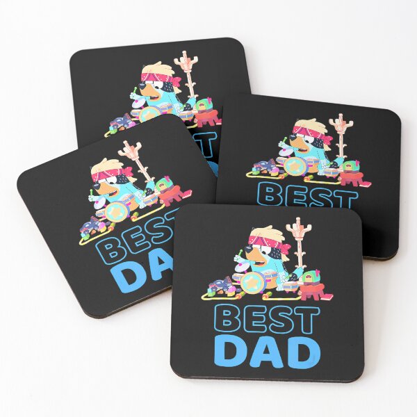 Item preview, Fathers Blueys Dad Best Dad Fathers Day Mens Womens designed and sold by Miniverse  Acrylics.