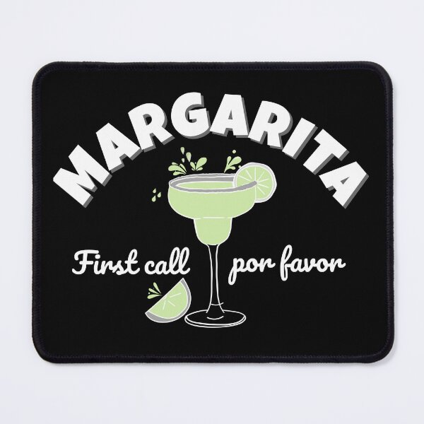 Item preview, First Call Margarita Por Favor Funny Cocktail Design designed and sold by DesignsVault.