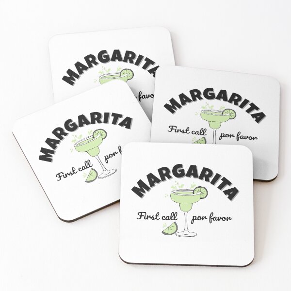 Item preview, First Call Margarita Por Favor Funny Cocktail Design designed and sold by DesignsVault.