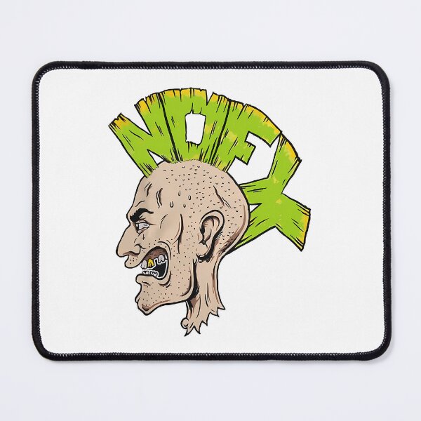 Item preview, NOFX Punk Rock Band Angry Face Cartoon Logo designed and sold by Miniverse  Acrylics.