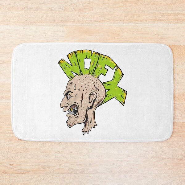 Item preview, NOFX Punk Rock Band Angry Face Cartoon Logo designed and sold by Miniverse  Acrylics.