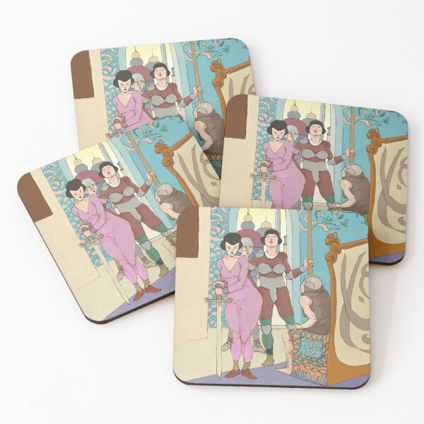 Item preview, The guardians of the hidden courtyard designed and sold by Le poulpe rêveur.