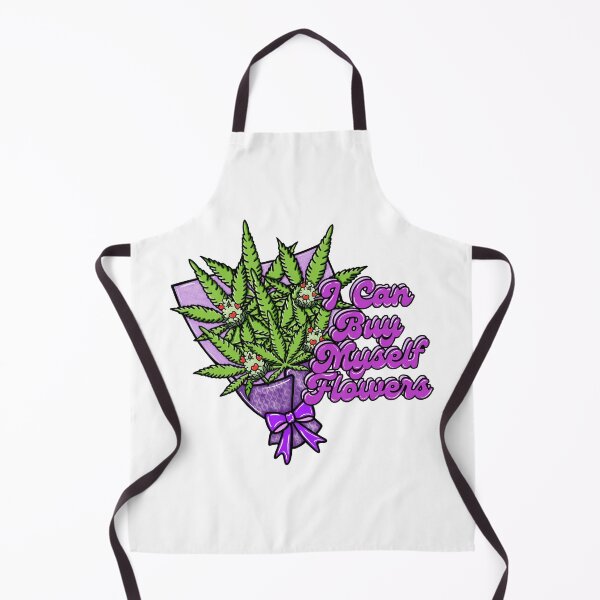 Item preview, I Can Buy Myself Flowers Cannabis Bouquet Stoner Girl designed and sold by MycoMindsMedia.