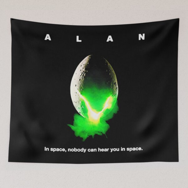 Item preview, ALAN In Space Nobody Can Hear You in Space  designed and sold by Areta Design.