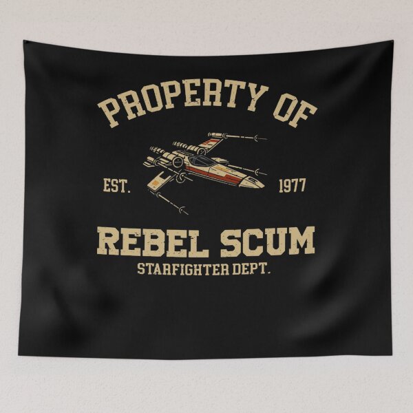 Item preview, Property of rebel scum starfighter dept designed and sold by Areta Design.