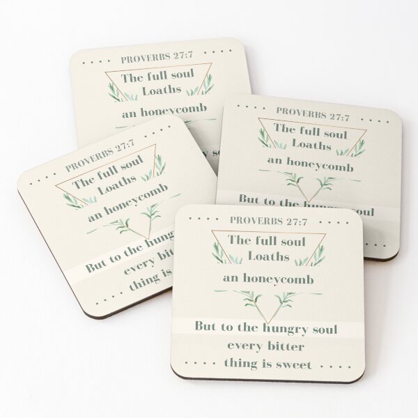 Item preview, Proverbs 27:7 designed and sold by Undonemadenew.