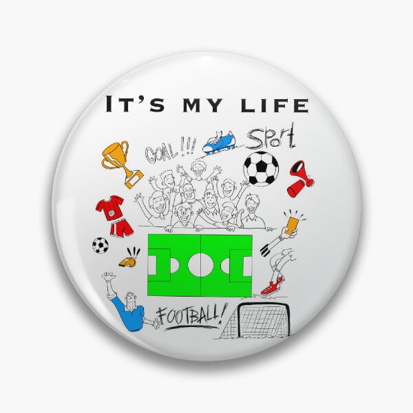 Item preview, It’s my life football colorful designed and sold by Maryart8.