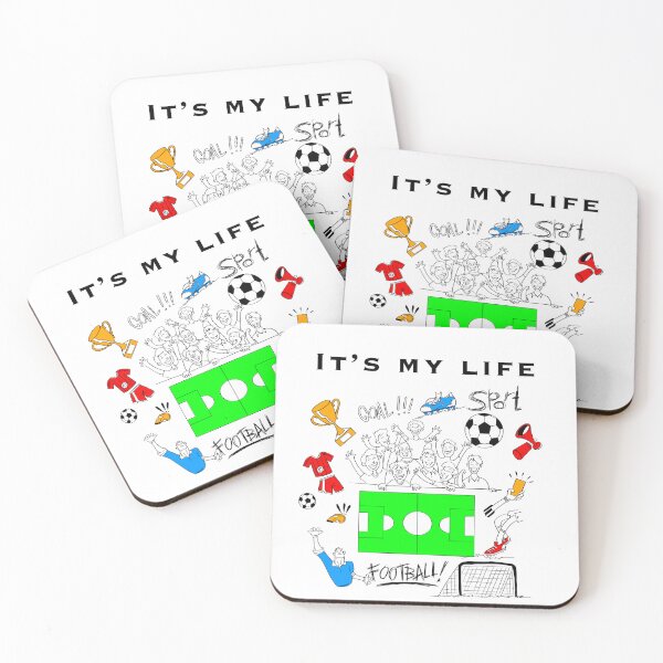 Item preview, It’s my life football colorful designed and sold by Maryart8.