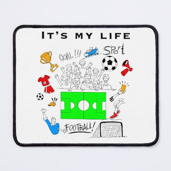 Item preview, It’s my life football colorful designed and sold by Maryart8.