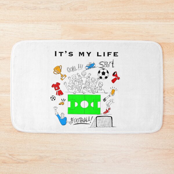 Item preview, It’s my life football colorful designed and sold by Maryart8.