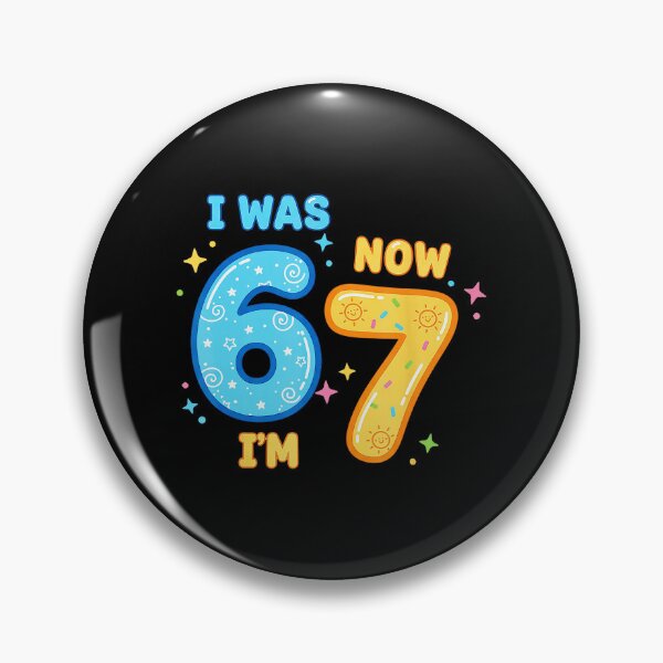 Item preview, I Was 6 Now I’m 7 Cute Birthday Numbers  designed and sold by gladysenglish.