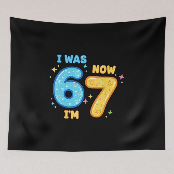 Item preview, I Was 6 Now I’m 7 Cute Birthday Numbers  designed and sold by gladysenglish.