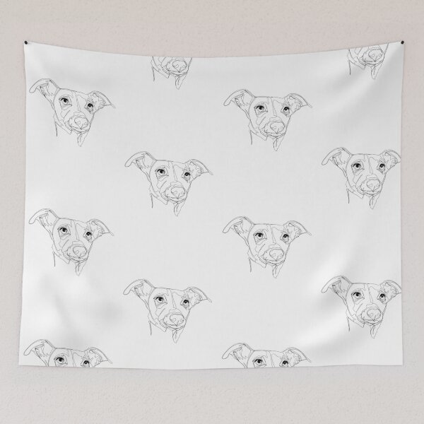 Item preview, I for Italian Greyhound part of A to Z Alphabet Line Art Series designed and sold by Mauras-Designs.