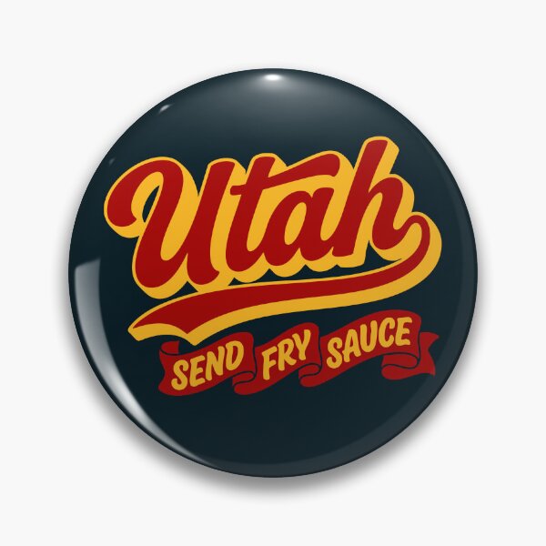 Item preview, Retro Utah Pride: The Send Fry Sauce Script Logo designed and sold by Cozy-Old-Pub.